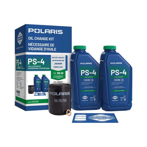 Polaris ps4 oil change - change, kit